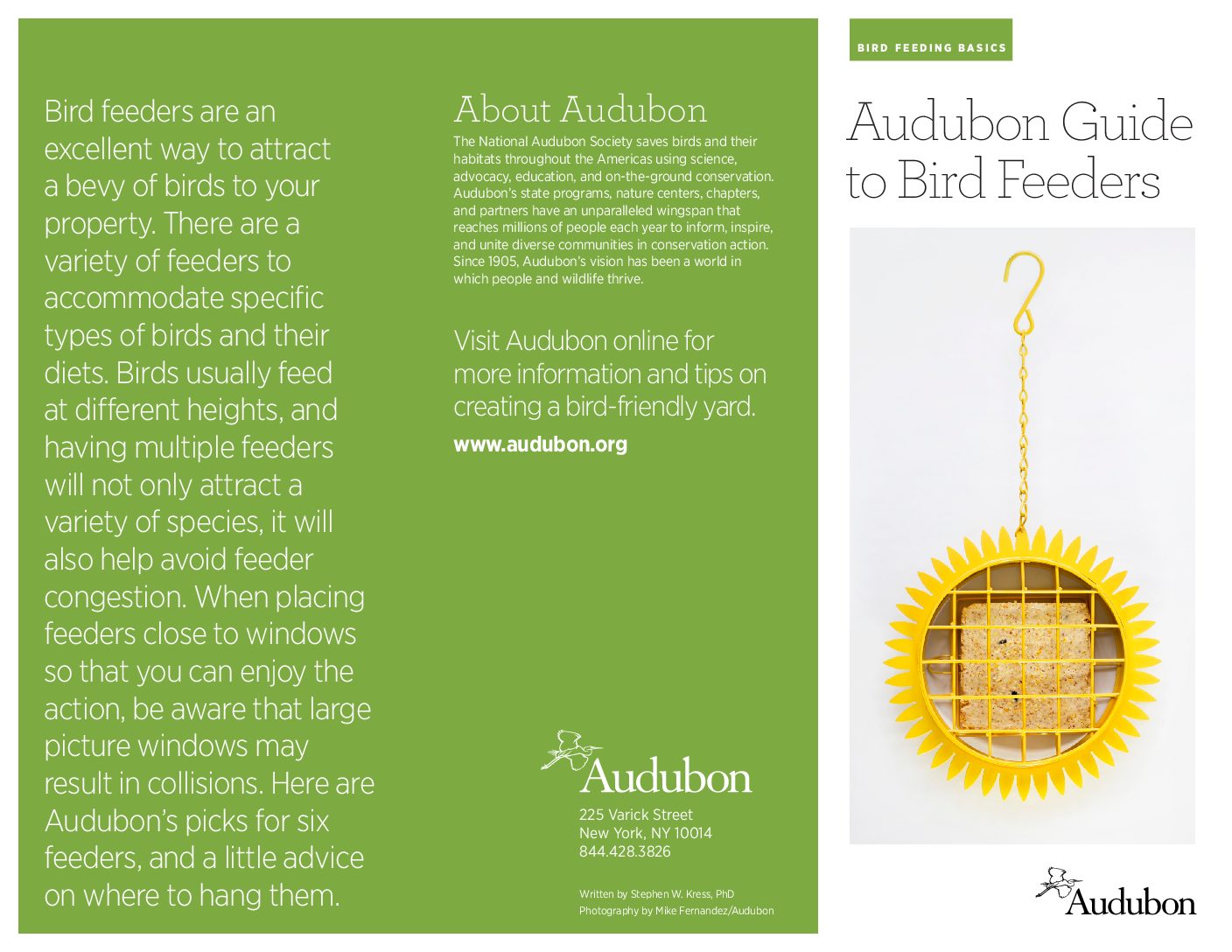 Audubon Guide To Bird Feeders New Britain Borough